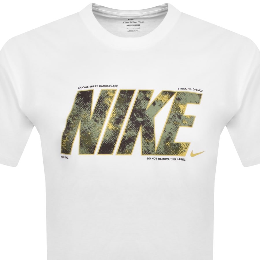 Nike Dri Fit Logo T Shirt White